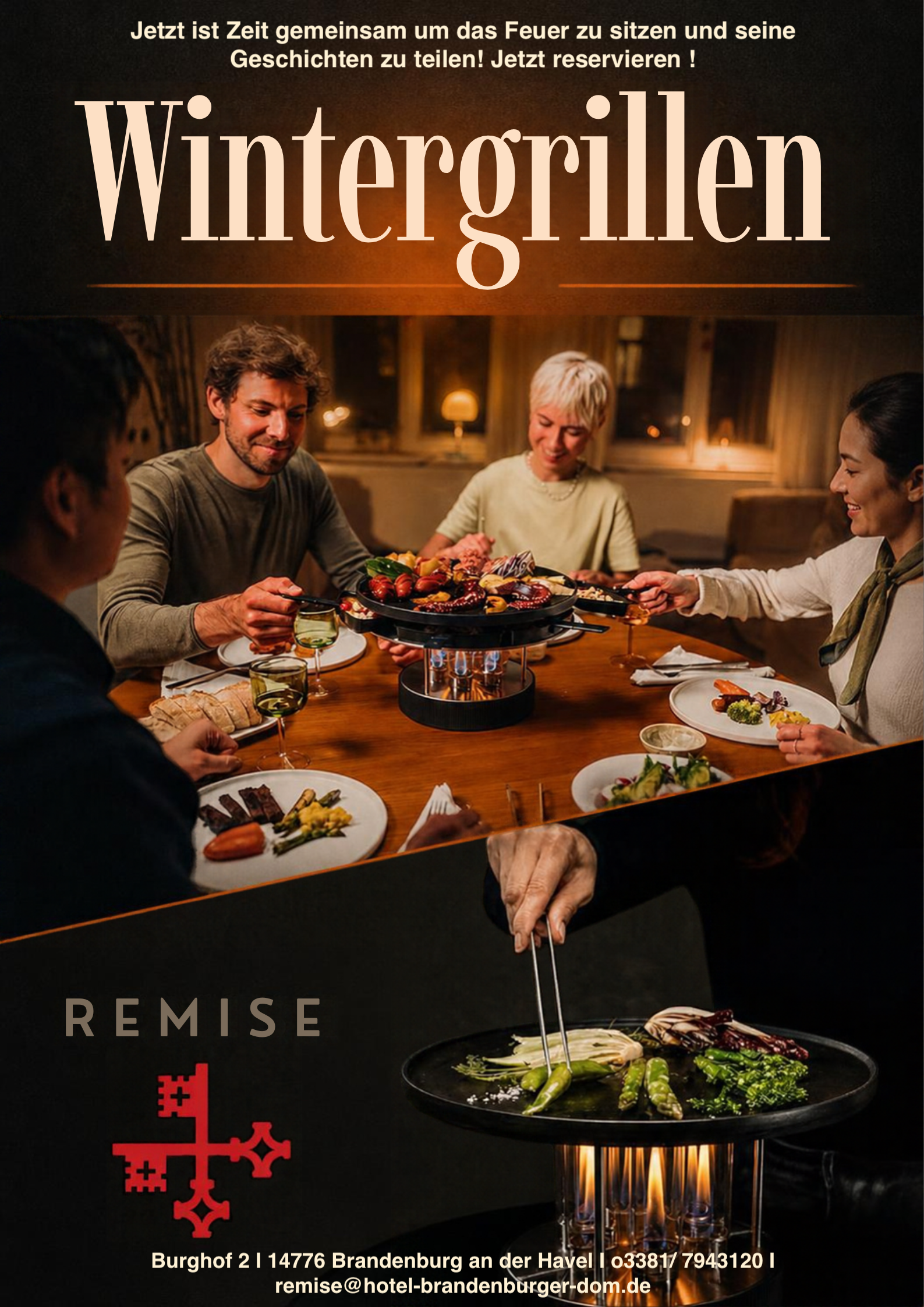 Wintergrillen restaurant poster 3